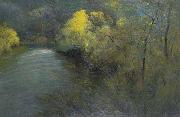 Penleigh boyd The River Sweden oil painting artist
